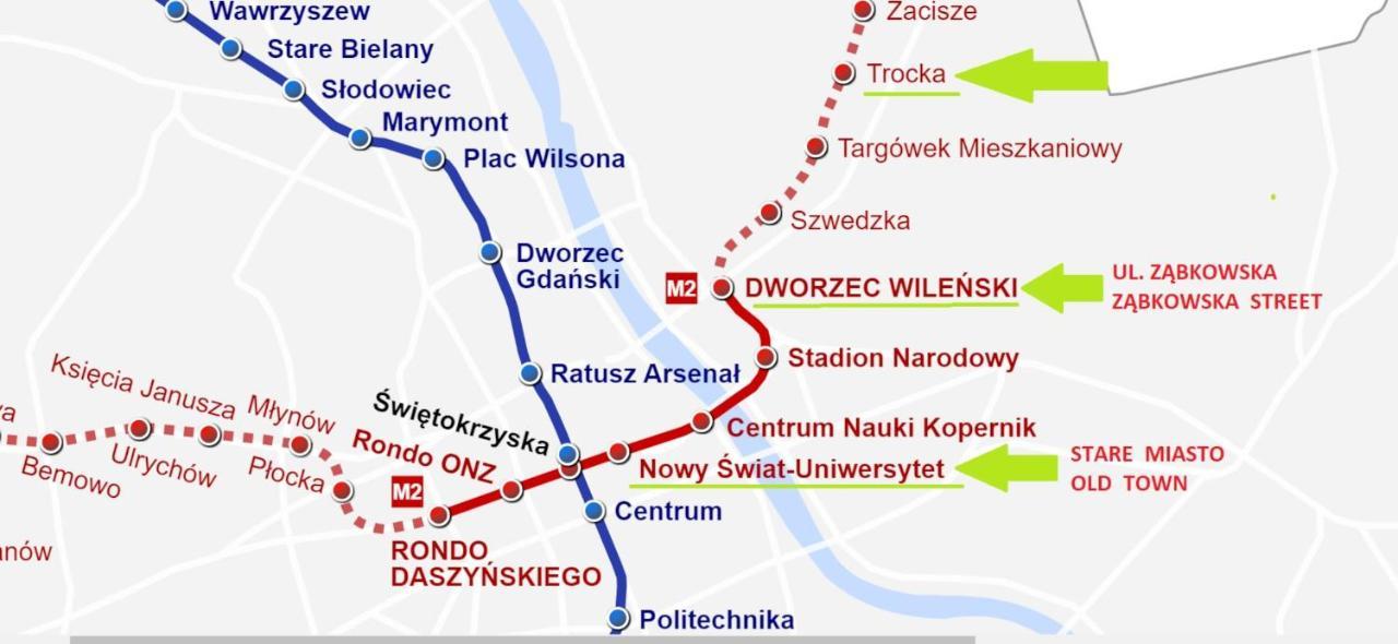 Metro Trocka Apartment Warszawa Eksteriør bilde